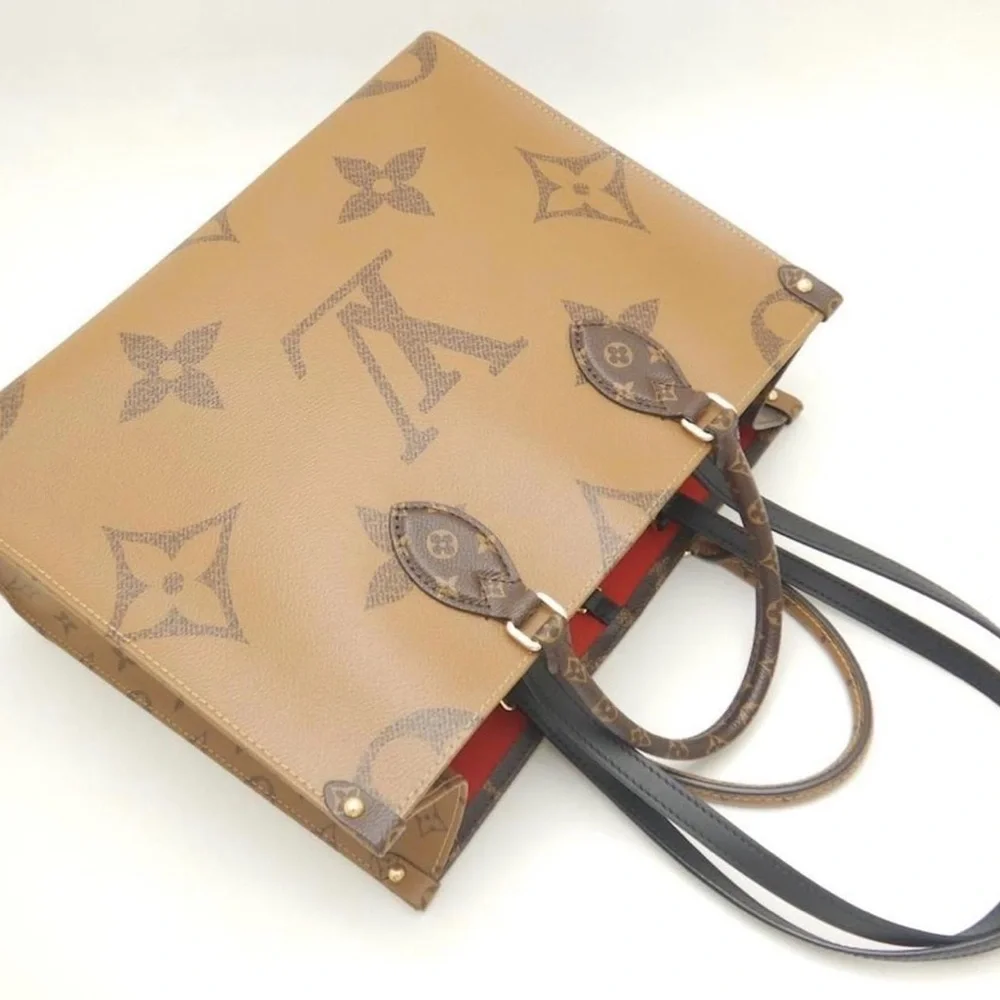 Louis Vuitton Monogram Reverse Large On-The-Go Tote Bag Like New - Picture 2 of 16